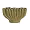 Hello Honey® 8" Green 9 Sectioned Sculptural Stoneware Vase